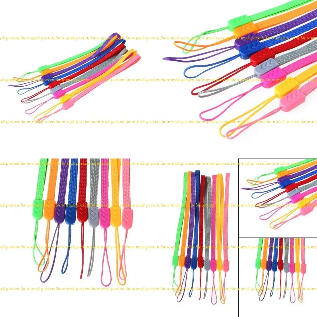 R1WD 19.5cm Short Lanyard Strap Rope For Cell Phone USB Flash Drive for Key B