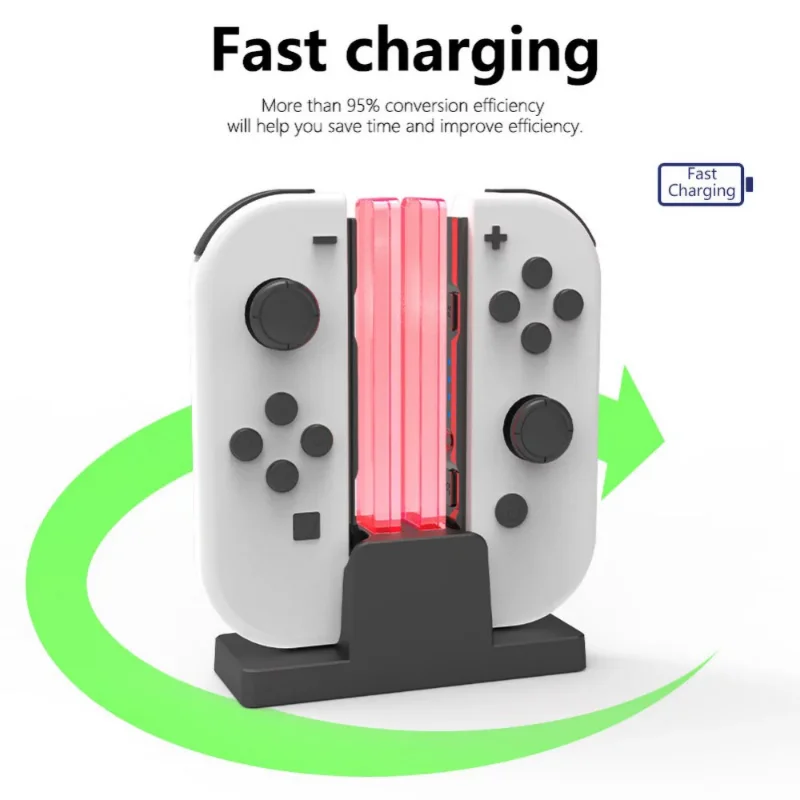 

Charging Dock Replacement for Nintendo Switch & Charger for Switch OLED Joy Con, Charging Station for Nintendo Switch