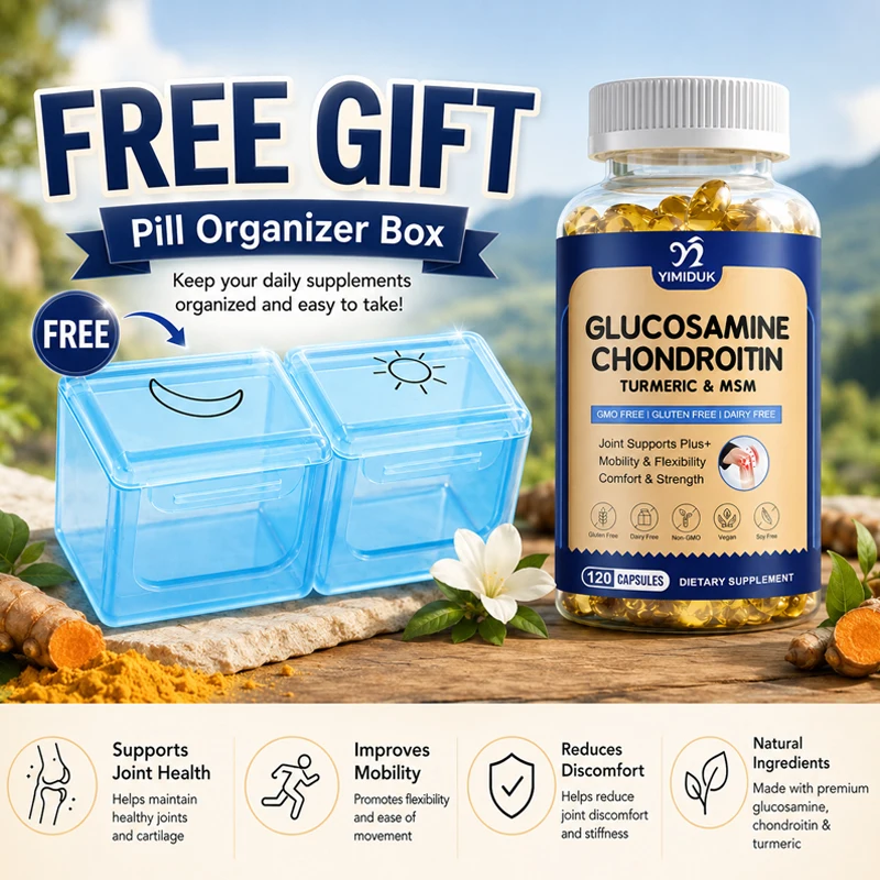 Antioxidant Joint Supplements, with Chondroitin & HA, Ease Stiffness, Rebuild Cartilage, Lift Mobility, Ideal Gift Pick