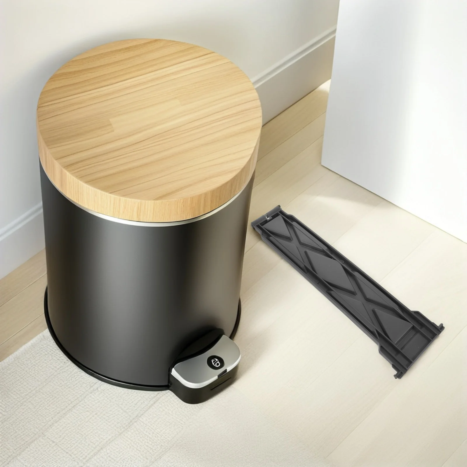 

Trash Can Foot Pedal Replacement Plastic Step Pedal Nonslip Outdoor Wastebasket Bin Garbage Bin Repair Accessories