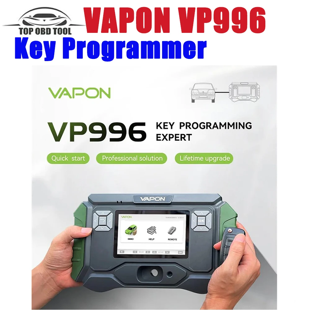 2025 VAPON VP996 Key Programming Expert Chip Detecter No Token and Limit Multi-language Free Update Key Programmer Tool