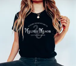 Malfoy Manor T Shirt High Reeve Dramione Fanfic Hp Fanfiction Ao3 Merch Lover