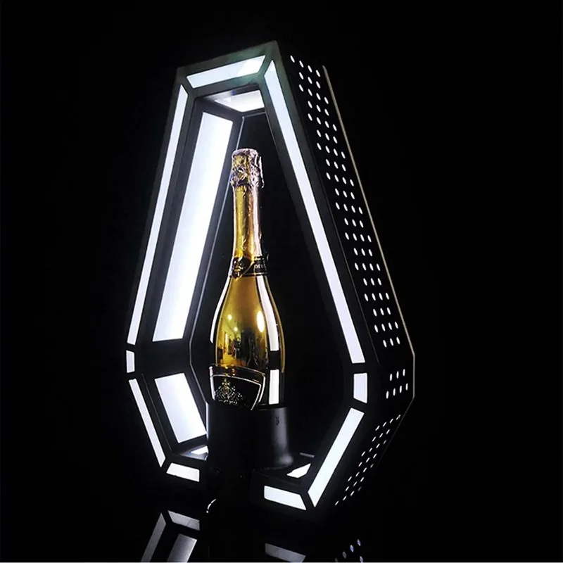 party event nightclub rechargeable champagne wine led bottle service sparkler led bottle display presenter