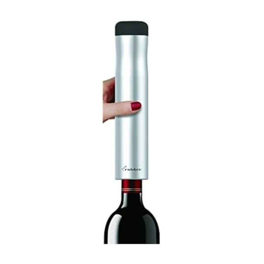 

Automatic Electric Corkscrew - Hands-Free Wine Opener with Integrated Foil Cutter, Rechargeable Cordl Electric Bottle Opener fo