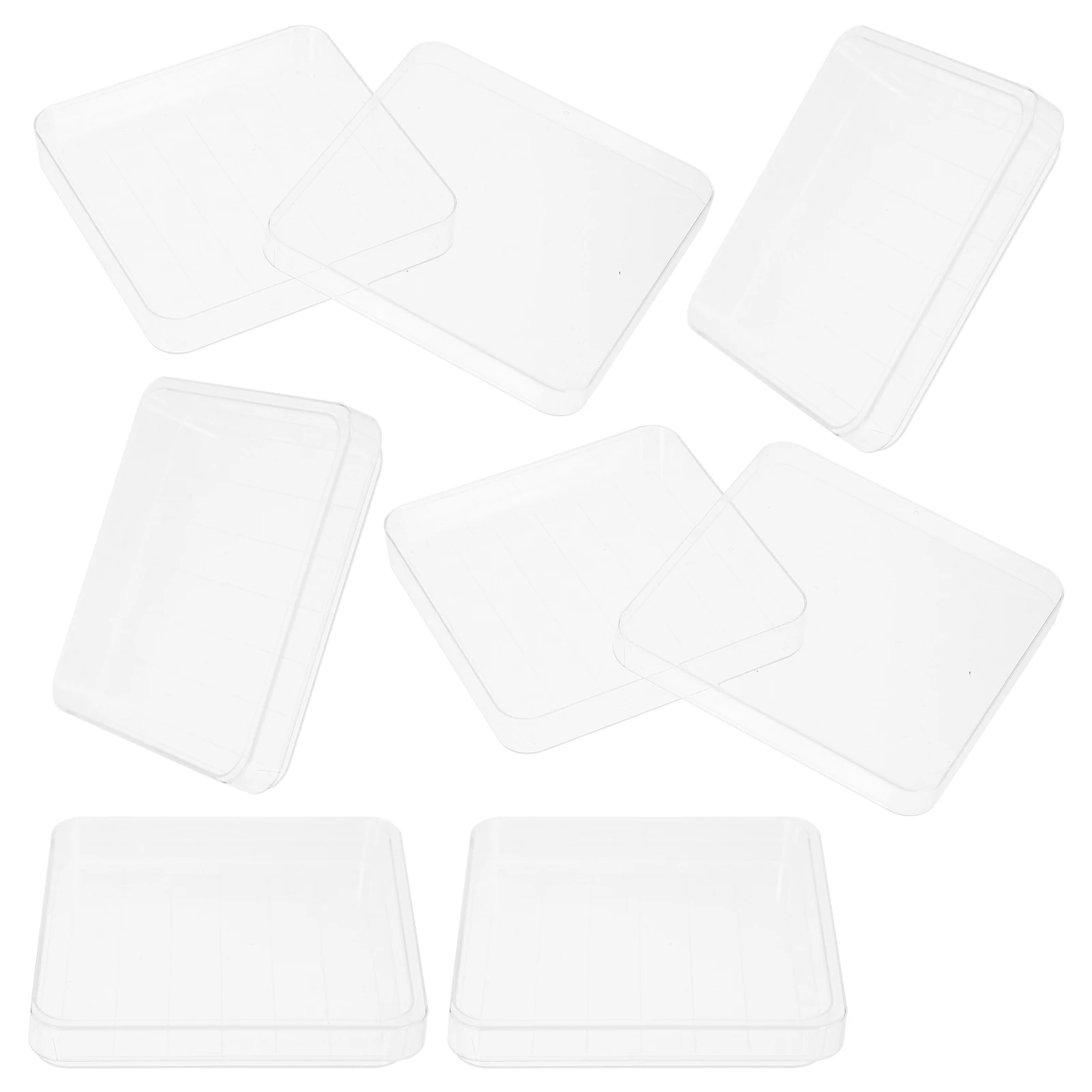 

10 Sets Square Petri Dishes Culture Containers Science Experiments Lab Research Practical Use Sterilized Plastic Container