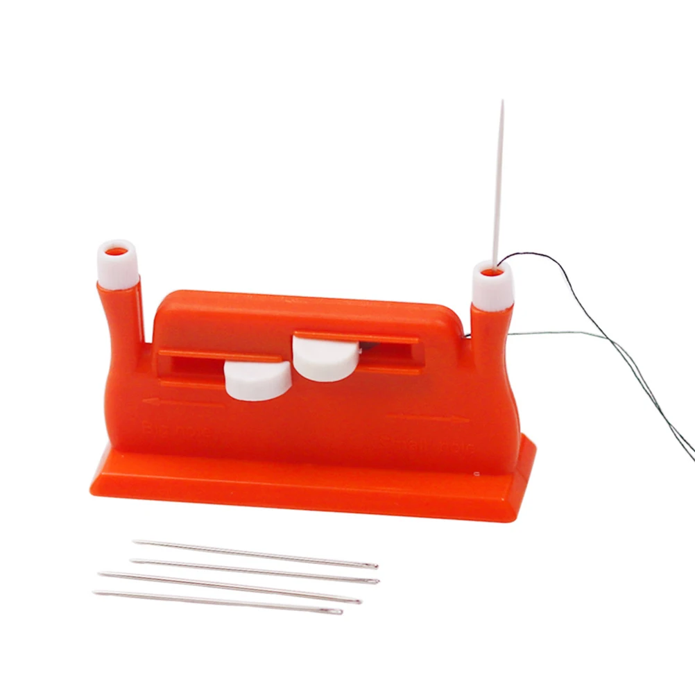

2Pcs Needle Guide Lightweight Durable Mini Size Needle Threader Sewing Supplies Device Great Threading Tool Gift