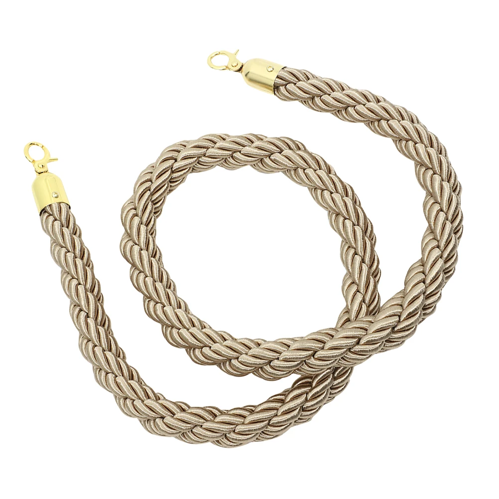 

Guardrail Lanyard Jute Rope Durable Reliable Safety Security Crowd Control Queue Line Barrier Stanchion Hooks Twisted Rope Venue