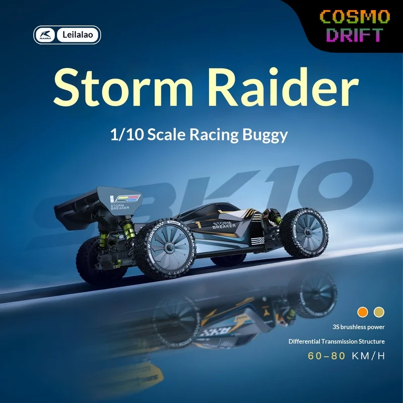 

Rlaarlo SBK10 Storm Breaker 1/10 Brushless 4WD RC Buggy Off-Road Racing Drift Car High Speed Vehicle Toy Gift for Adults
