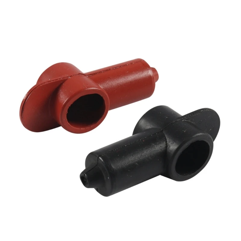 Car Battery Cover Silicone Insulate Terminal Caps Negative Positive Protector Clamps Car Battery Accessory Drop shipping