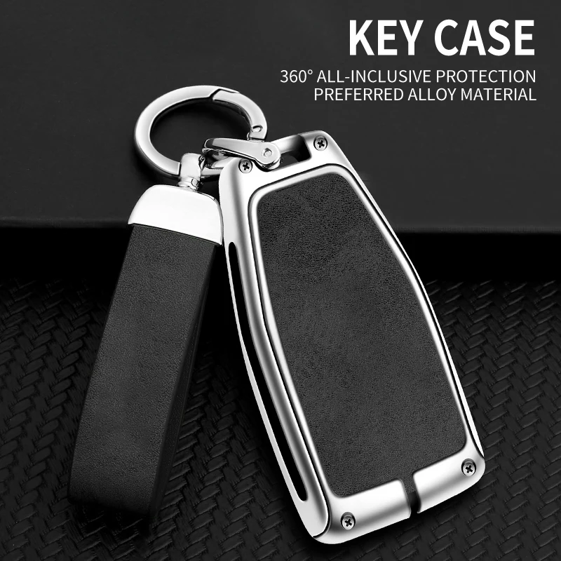 For  Hongqi HS5 H5 H9 HS7 H7 L5 HS3 L9 Metal Car Key Protective Case,llavero,funda llave,cubierta de control remoto