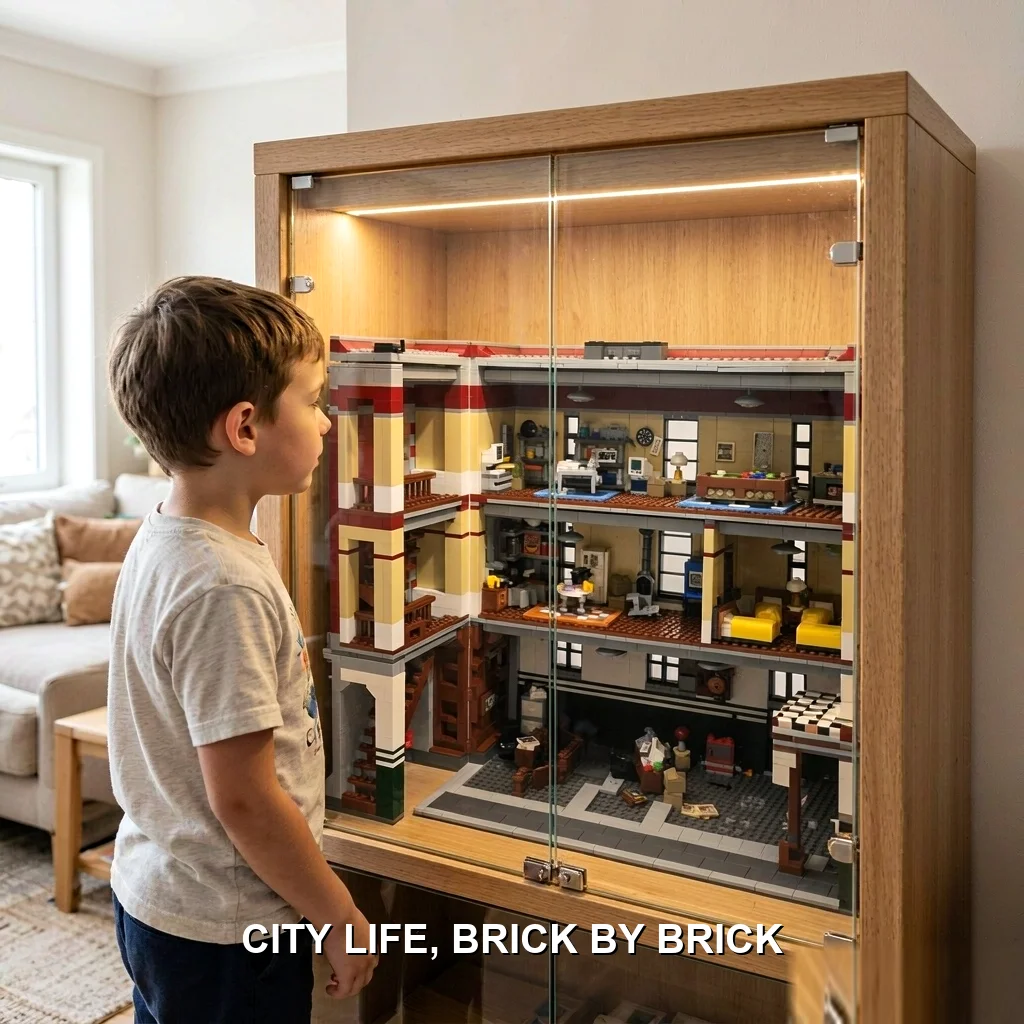 Street‑View Urban Emergency‑Response Complex Building Blocks Kit 4634PCS City Architecture Diorama Bricks Set Detailed Urban Rescue Facility Assembly Model Desktop Display Room Decoration Collectible Hobby Gift for Model Enthusiasts