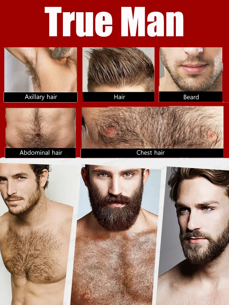 نمو الشعر السريع liuid·اللحية يزيد من شعر الصدر يتضمن جميع أنواع شعر الجسم بشكل فعال في أي الصلع وتساقط الشعر