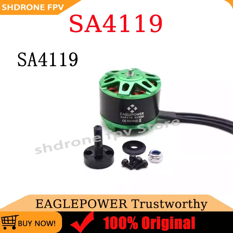 

EaglePower Brushless Motor SA4119 KV350/KV400/KV600 Max Pull 8.18kg Max Power 3466W for RC FPV Drones