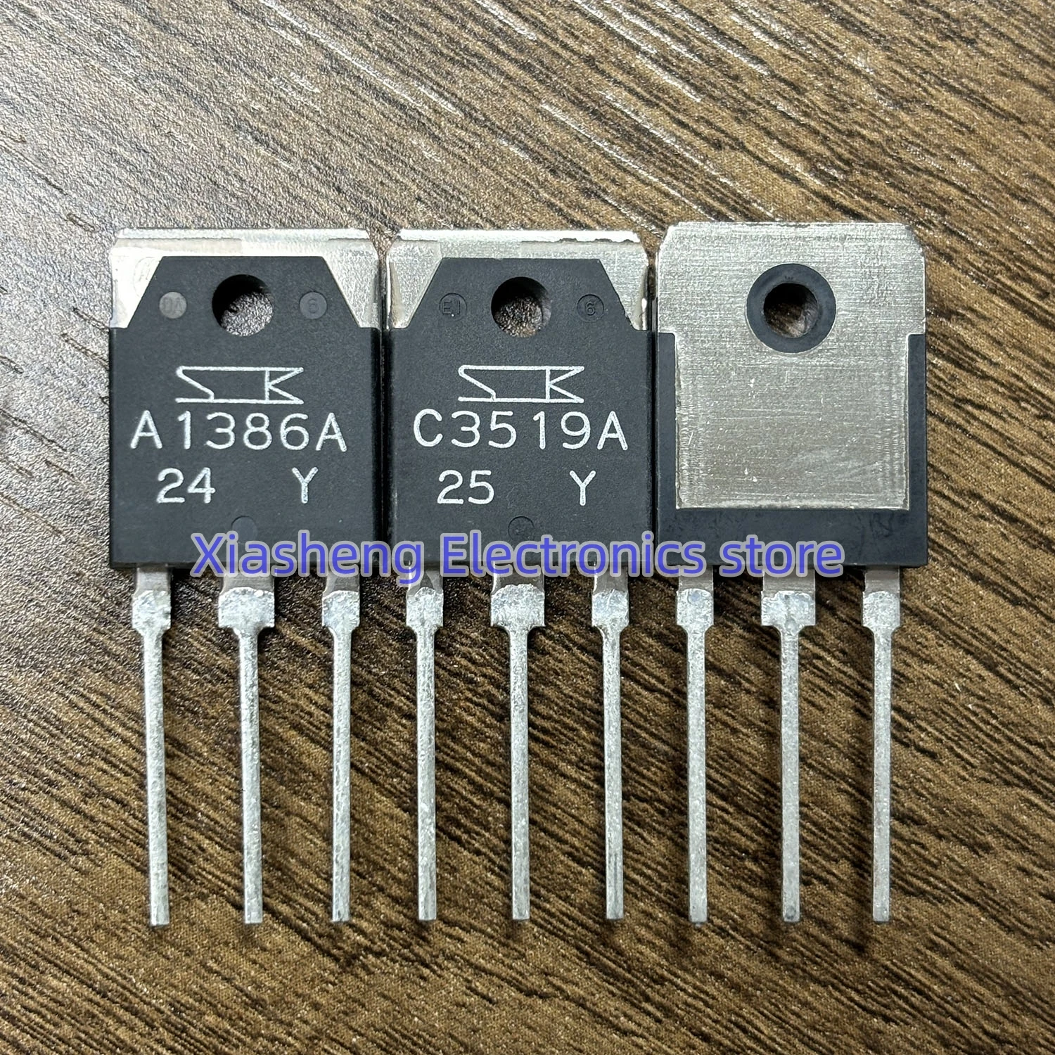 New Original 2Pairs 2SA1386A-Y A1386A-Y + 2SC3519A-Y C3519A-Y TO-3P Audio Amplifier Transistor In Stock