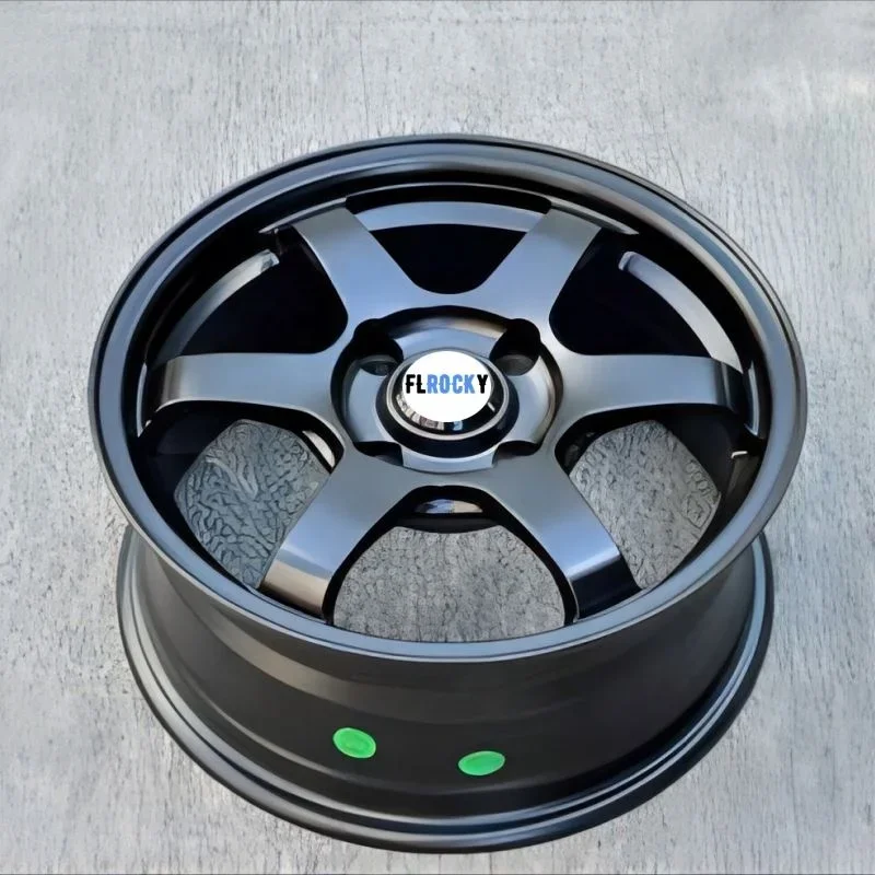 Flrocky 15 16 17 18 inch Lightweight Flow forming wheel Hot sale passenger car wheel For RAYS Te37 Deep Dish Rims