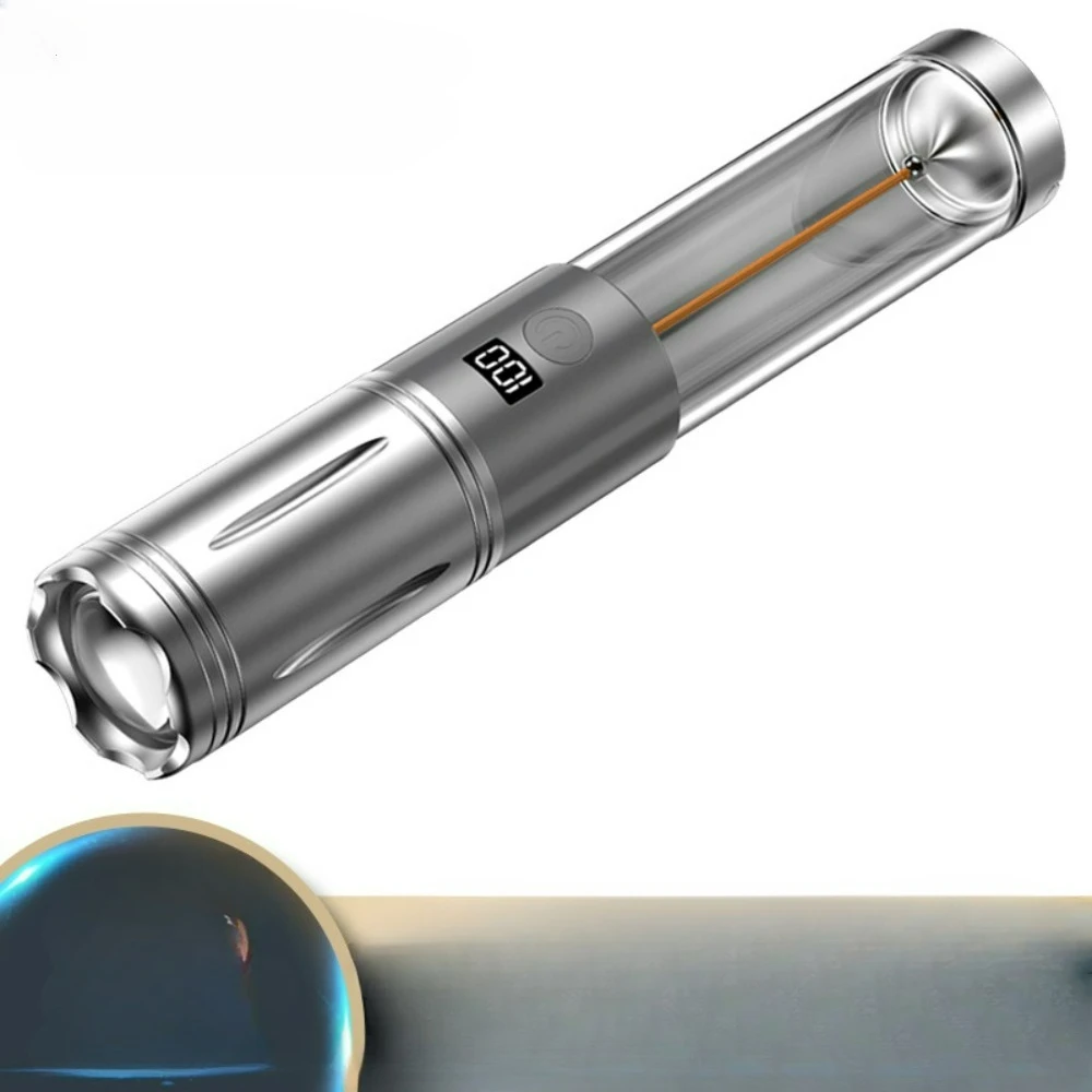 Outdoor Multi-functional Portable LED Camping Light Flashlight Ambient Lantern with Bright Lighting Modes Camping Hiking Picnic