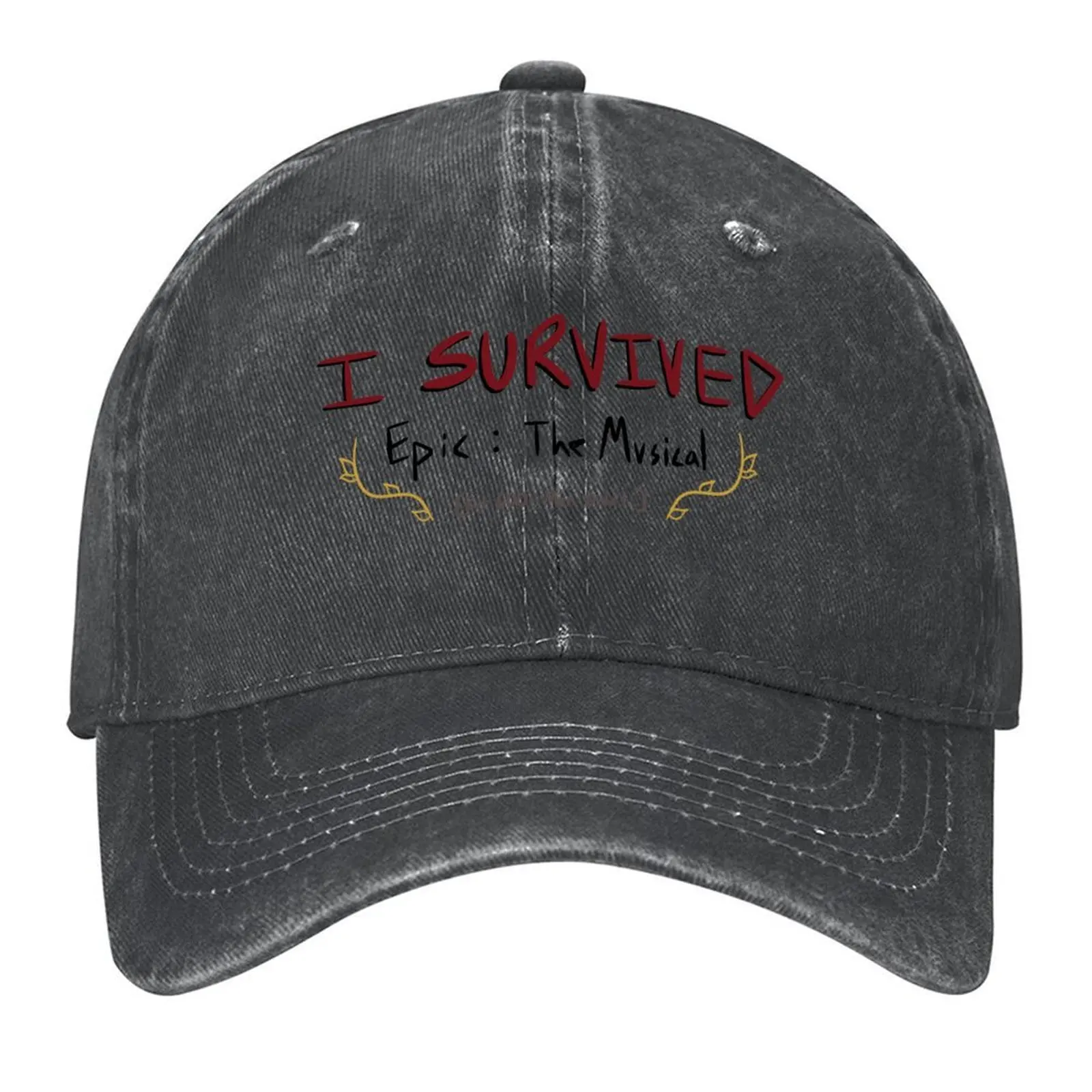 

I Survived Epic The Musical Baseball Cap Kids Hat Hat Man For The Sun Designer Hat Luxury man cap Women's Hats For The Sun Men's