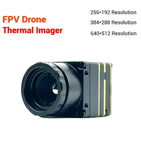 2025 ใหม่อุปกรณ์เสริมกล้องถ่ายภาพความร้อน FPV ความละเอียดสูงการถ่ายภาพความร้อน Drone CVBS แบบอะนาล็อกอินเทอร์เฟซกล้องโมดูล