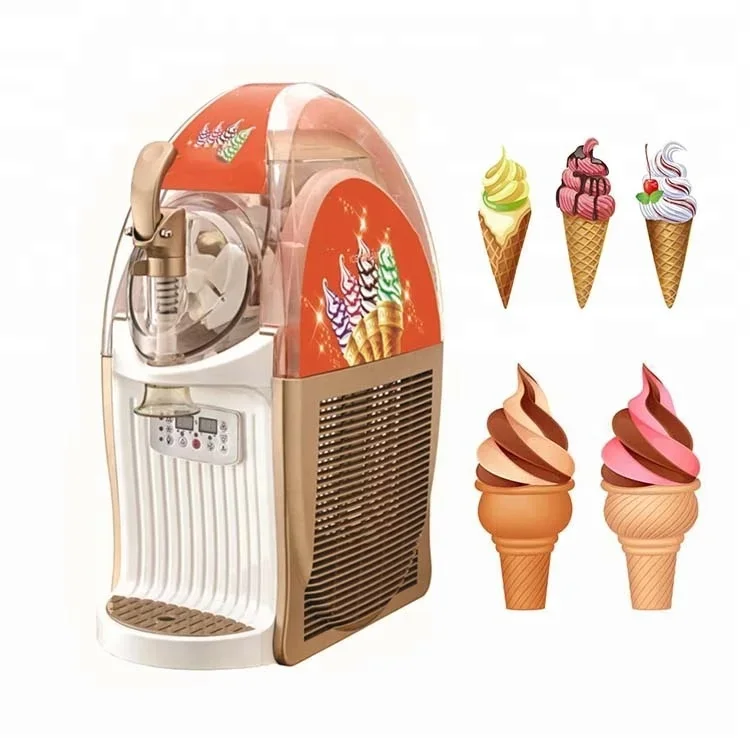 OC-S-106 CE Certificate Commercial Small Gelato Making Soft Ice Cream Machine Maker