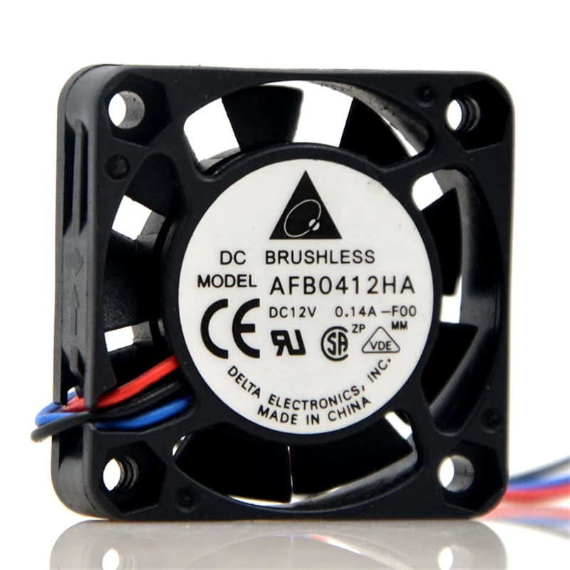 

New original 4010 4cm 12V 0.14A AFB0412HA 2-line 3-line double ball bearing ultra-quiet cooling fan