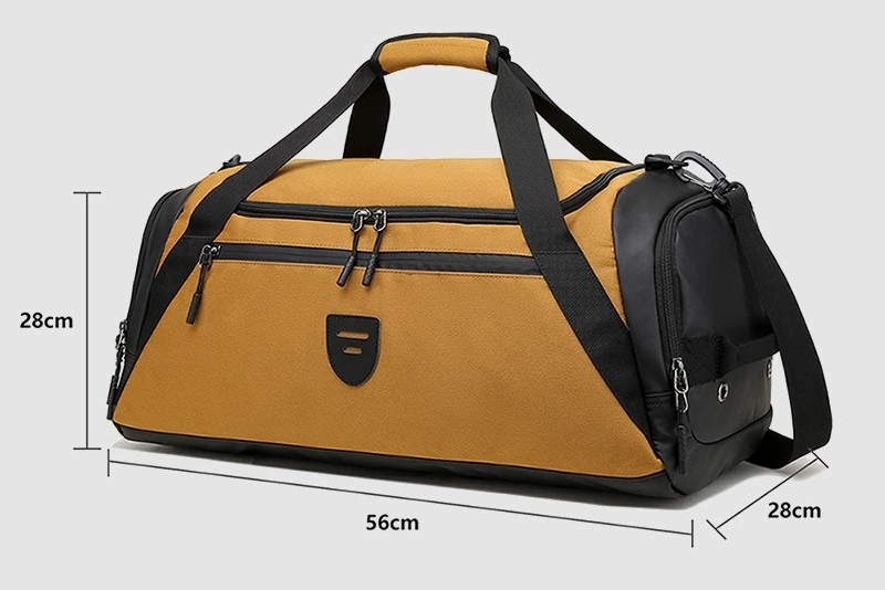 New Dry-wet Separated Fitness Bag, Men's Multi-functional Large-capacity Casual Sports Travel Bag, Men's Hand Luggage Bag