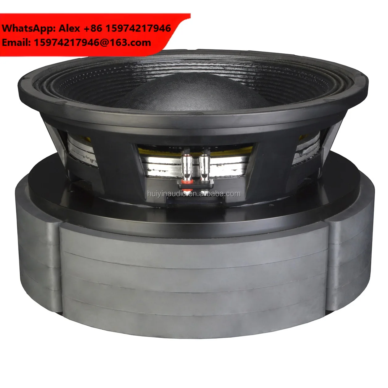 15 Inch Subwoofer Speaker With 3000W RMS Strong Power 400MM*4 Layer Ferrite Magnets Subwoofer For Professional Audio, 15180-001
