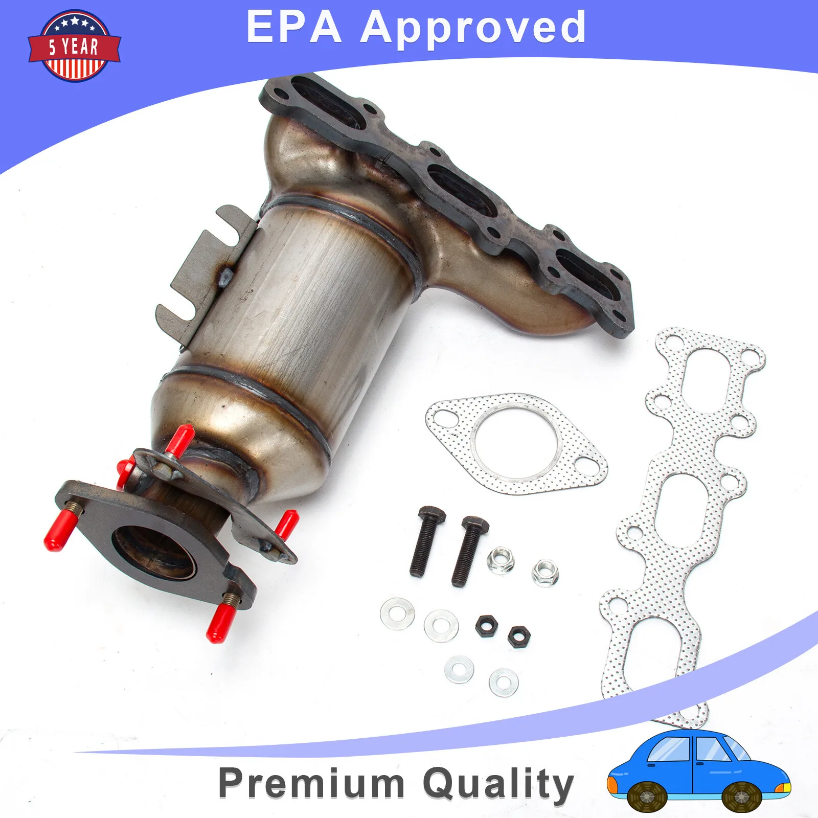 

Catalytic Converter Fit 2013-2019 Ford Explorer 3.5L Manifold Bank 2 Direct fit