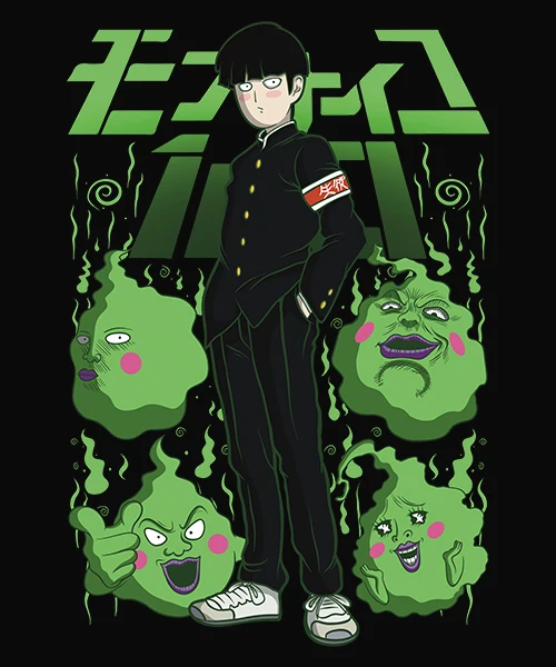 

unisex Mob Psycho 100 Shigeo Kageyama con Dimple