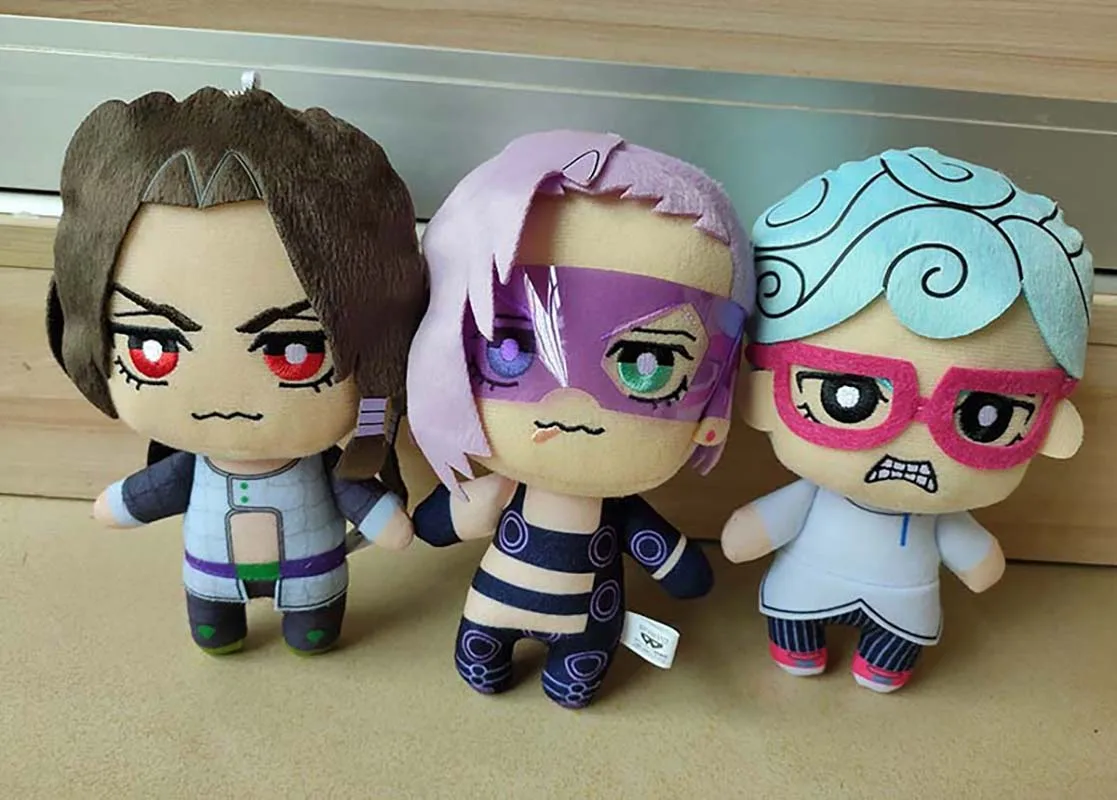 New JoJos Bizarre Adventure Tomonui Plush Doll GHIACCIO ILLUSO MELONE