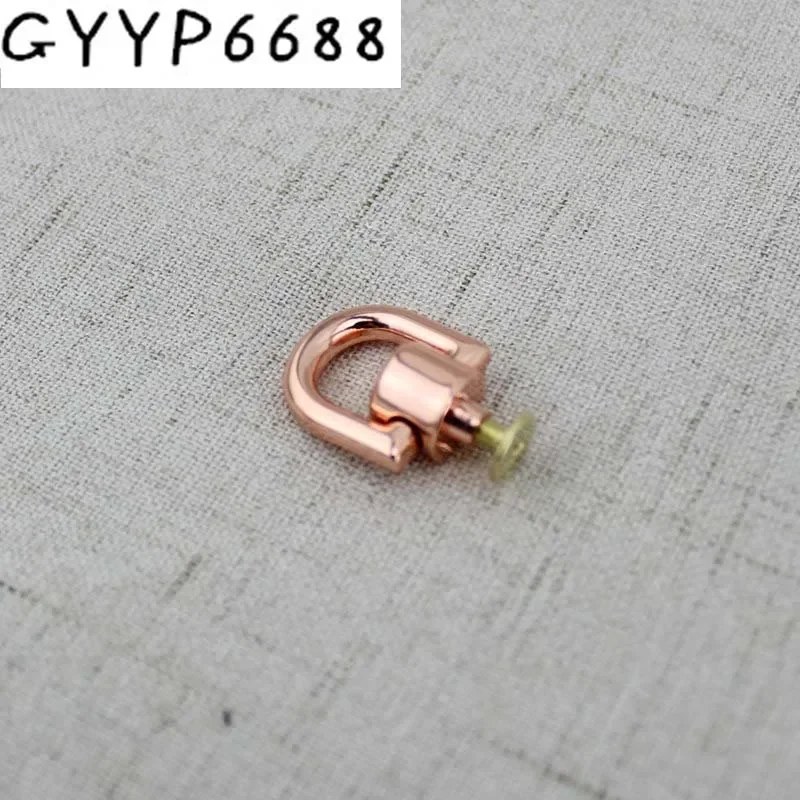 2-50pcs hardware accessories luggage on both sides of the screw D ring bag on both sides of the package chain metal edge
