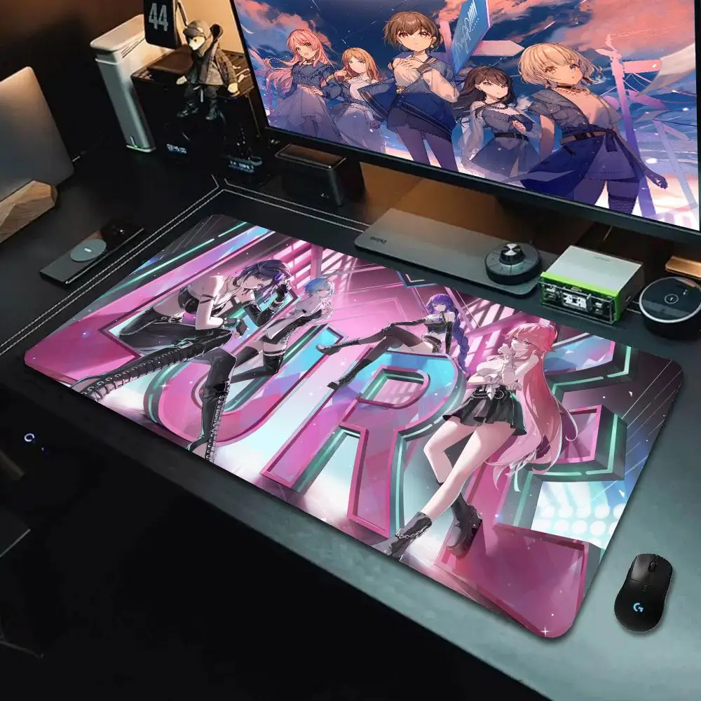 

Genshin Impact Mouse Pad Laptop Mousepad Anime Girl Yae Miko Gaming Desk Mat Pc Gamer ковер Keyboard Mouse Mats Deskmat Rug Xxl