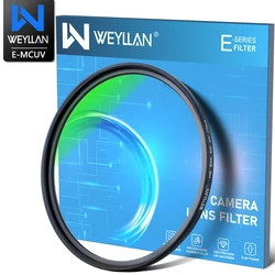 WEYLLAN UV Lens Filter Photography MC HD Lens Super Slim Camera Accessories 49mm 55mm 58mm 67mm 77mm 82mm for Canon Nikon DSLR