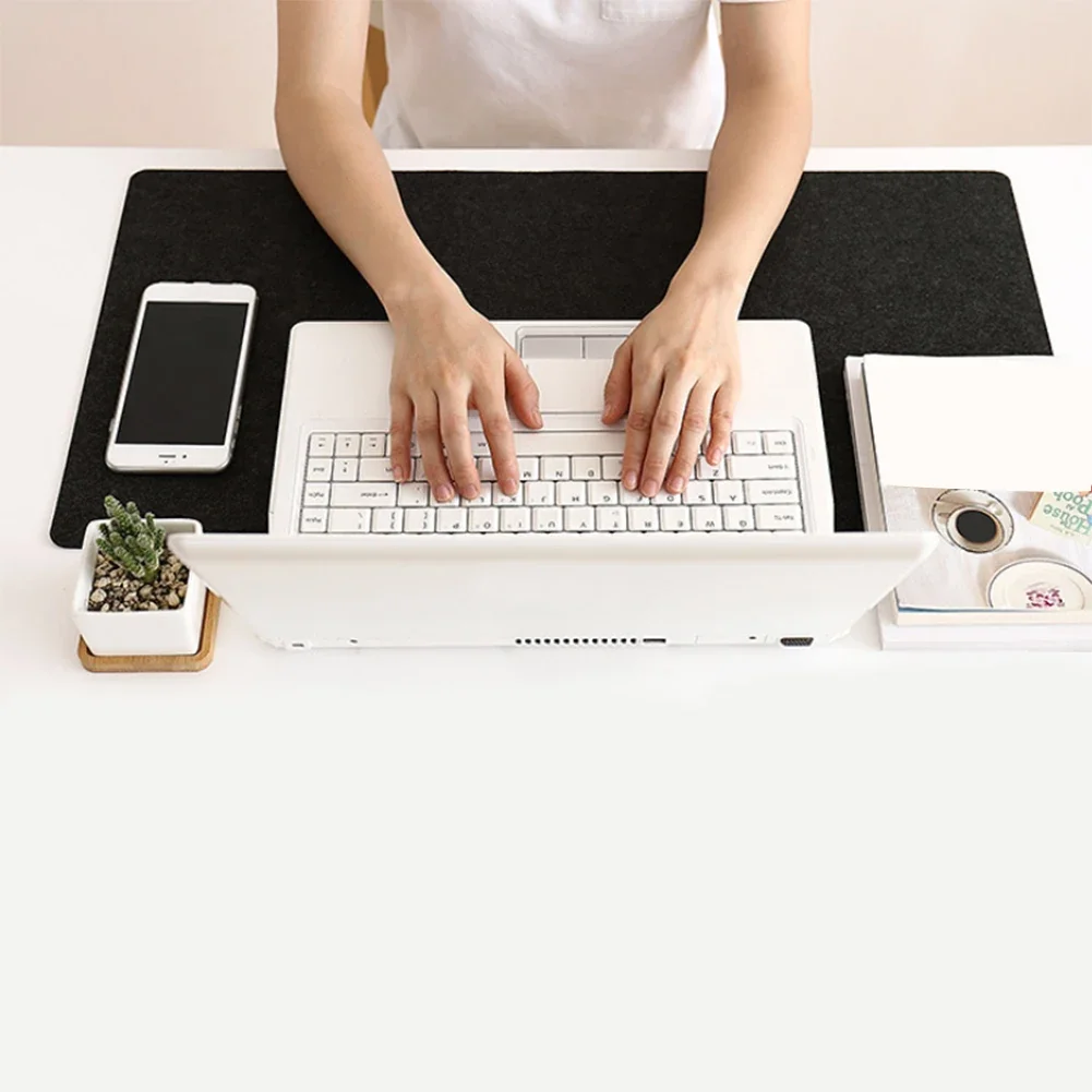 Desk Table Mouse Pad Soft Felt Gamer Mouse Pad Non-slip Desktop Keyboard Gaming Mousepad Mats for Home Office 60*30cm