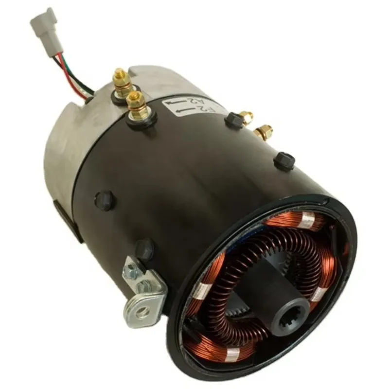 

3.8KW 48V 2800rpm ZQS48-3.8-T Golf Cart Forklift SepEx DC Motor For Electric Vehicle