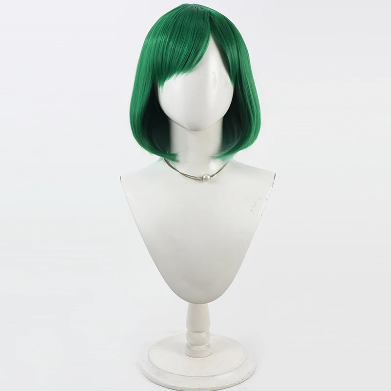 NIJISANJI Virtual YouTube Kitakoji Hisui Cos Cosplay Wig Halloween Party Prop Synthetic Hair Heat Resistant Fiber + Wig Cap