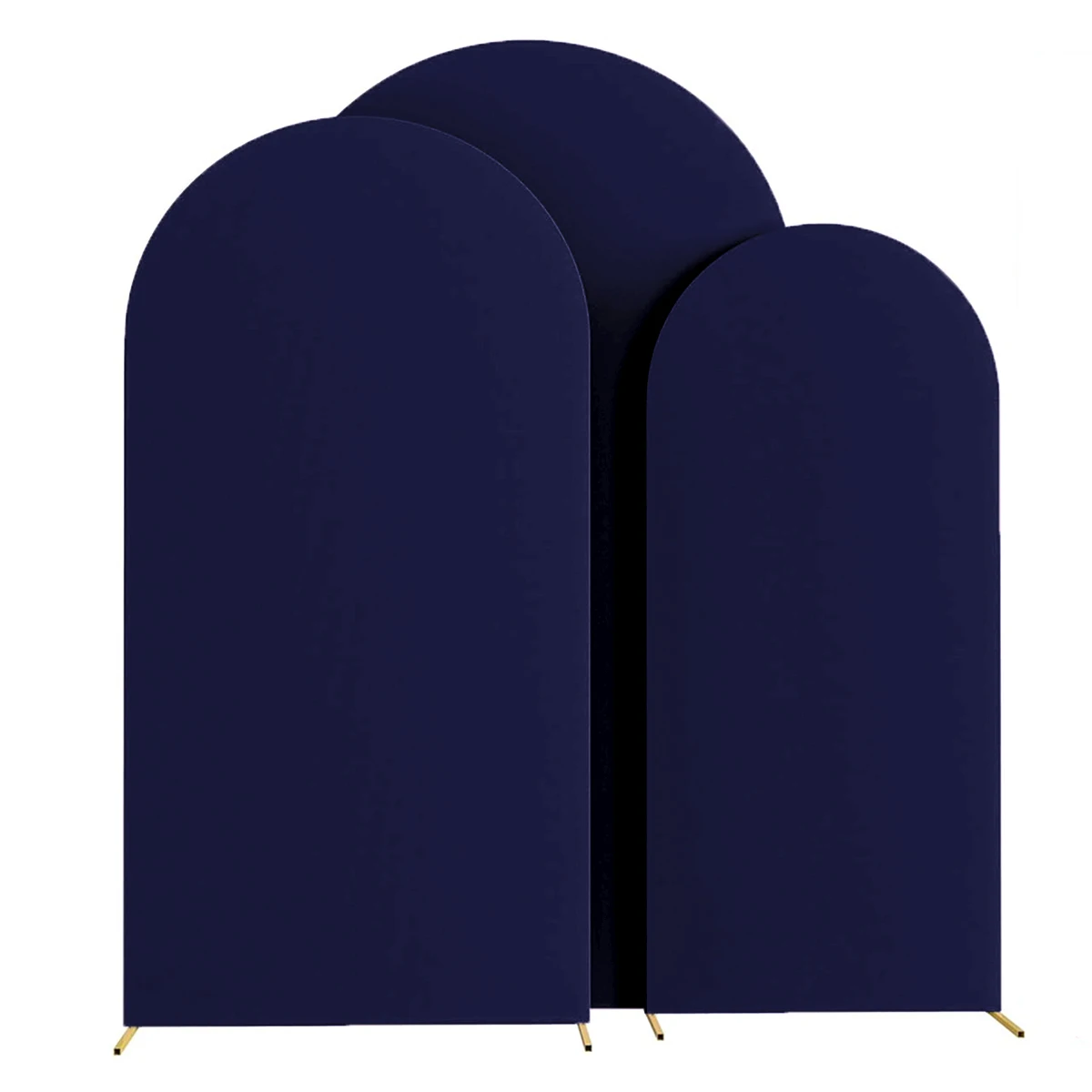 1Pc Boog Stand Cover Bruiloft Bloem Deur Decoratie Polyester Elastische Set Achtergrond Cover Prop Gebruikt voor Banket (Zonder Plank)