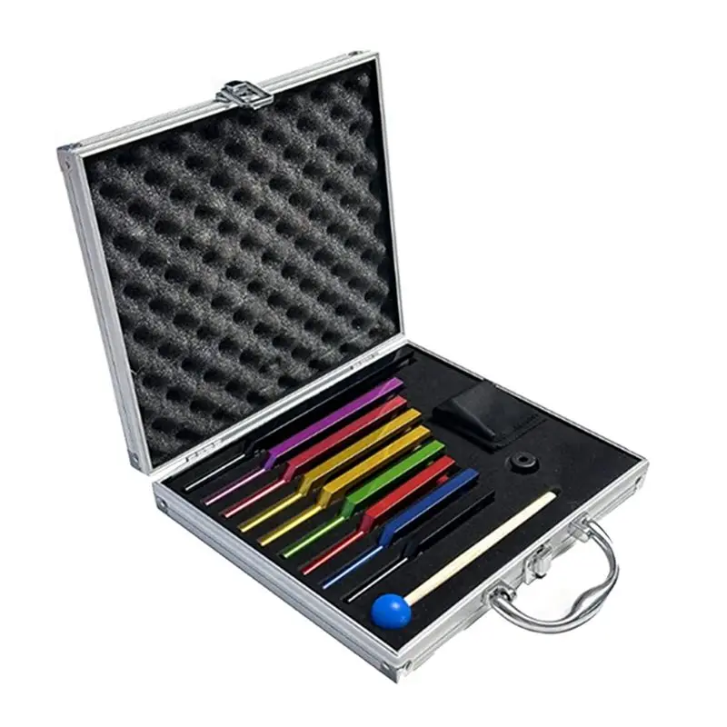 ABKV-1Set Body Retention With Aluminum Gift Box Tuning Fork Set Chakra Tuning Fork Set