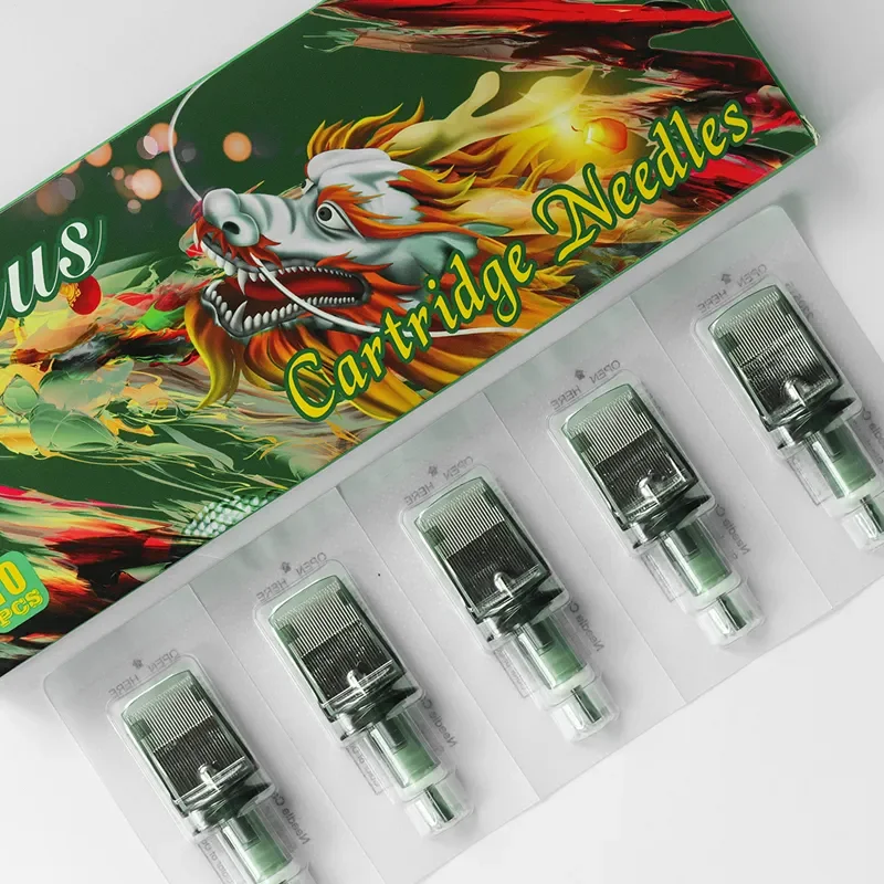 10PCS/BOX Big Magnum Tattoo Needle Cartridges 29 35 39 45 49 M1/RM #12 (0.35 MM) #10 (0.30) for Rotary Pen Machine Grips