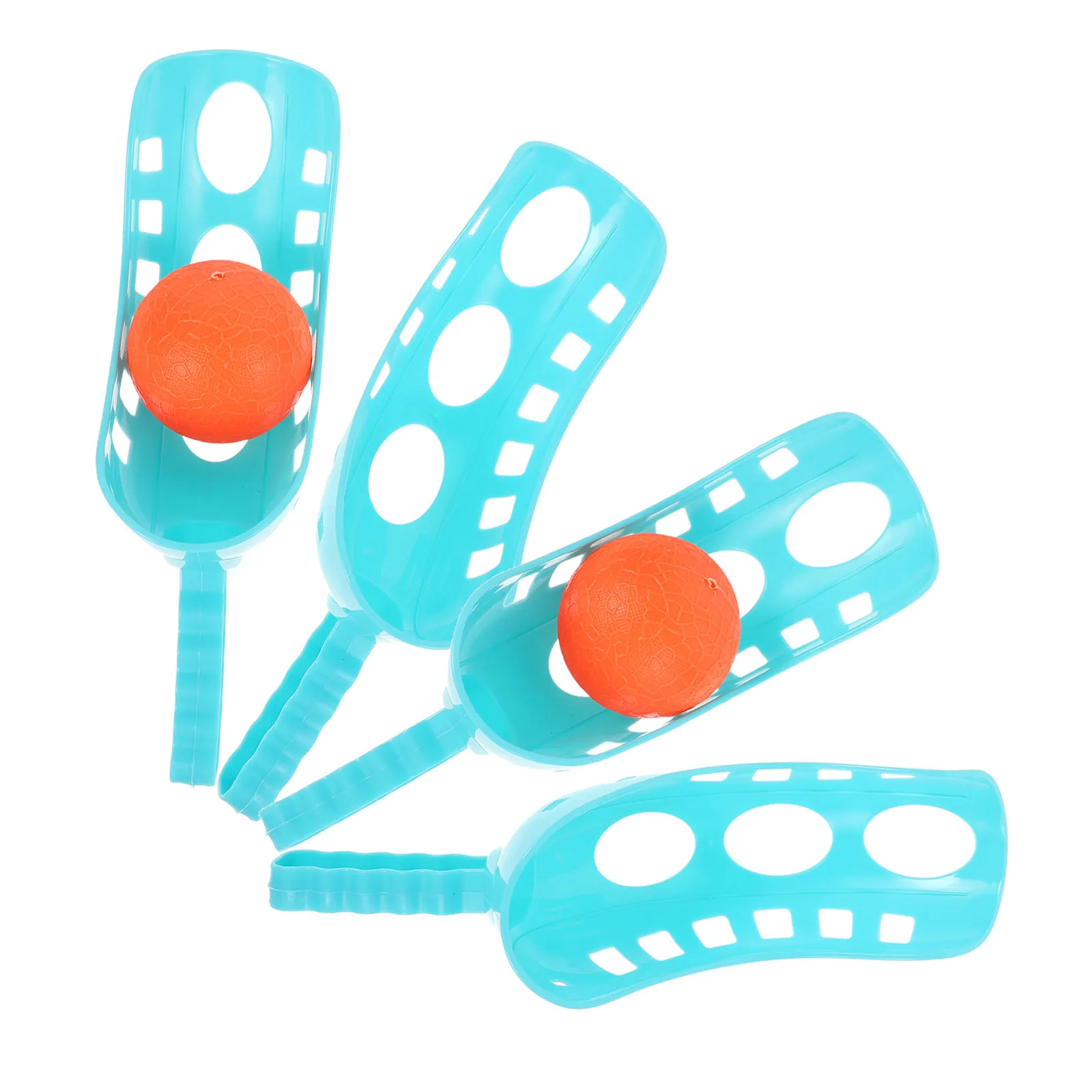 Ball Throw and Catch Game Set for Kids – 2PCS Lightweight Plastic Balls + Rackets, Outdoor Educational Activity