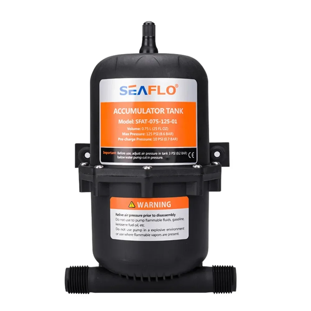 YAO Seaflo 0.75L Miniature Pressure Tank Yacht Diaphragm Pump Water Purifier Buffer Storage Pressure Constant Pressure Gas Tank