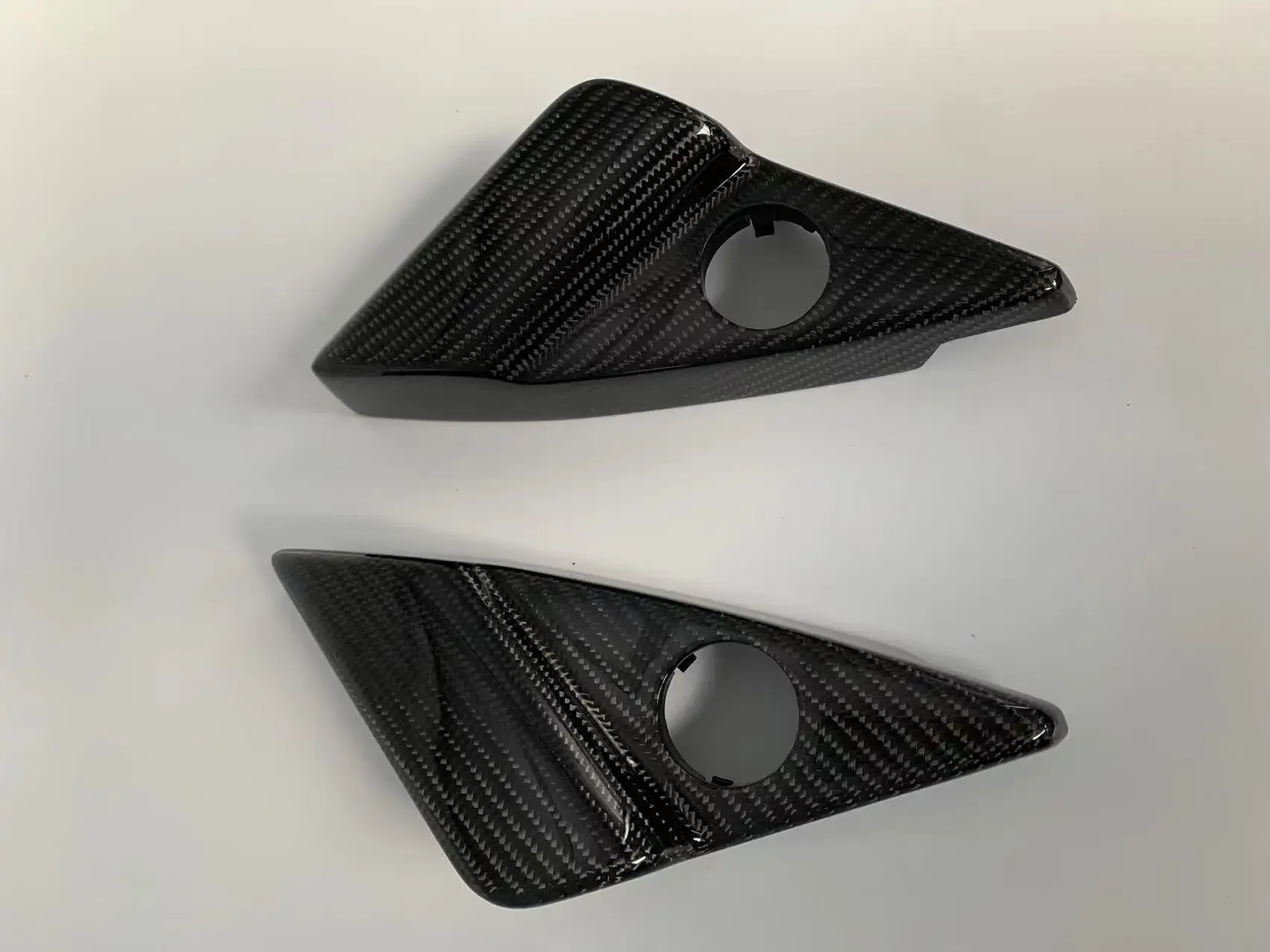 Masera GranTurismo GranCabrio MC Stradale GTS Tuning Carbon Fiber Tweeter cover Reversing mirror trim！