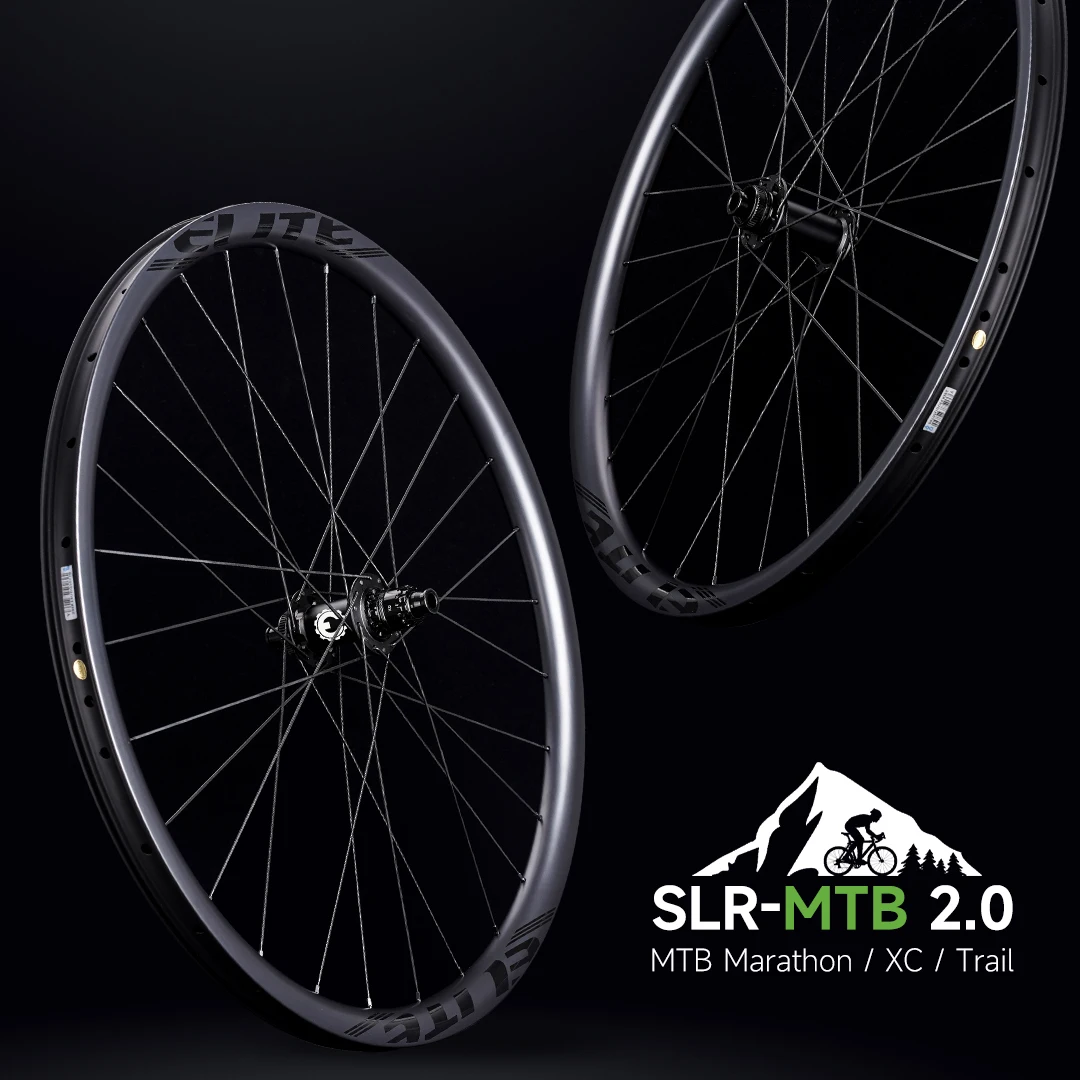 ELITEWHEELS 29er SLR MTB 2.0 High Performance Carbon Fiber Wheelset Rachet System Hubs Mountain Bend Hubs Mountain Race Bikes