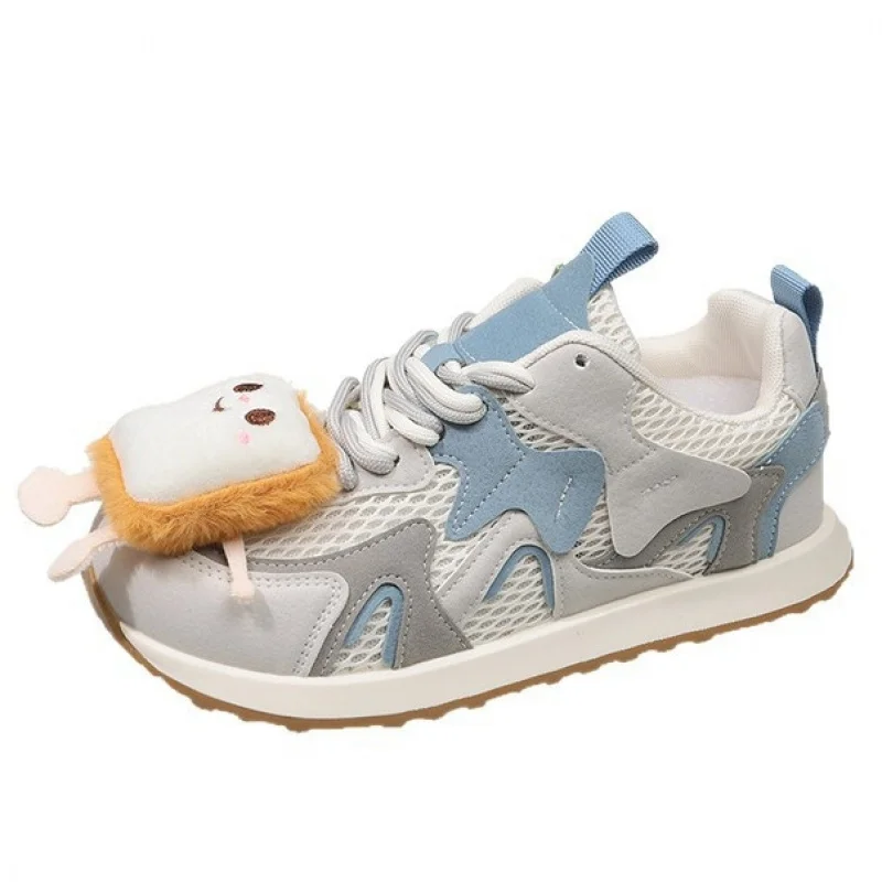 

Высококачественные модные кроссовки на массивной подошве для женщин, весна 2026, новинка, трендовые, с цветными блоками, повседневные, спортивные, для бега