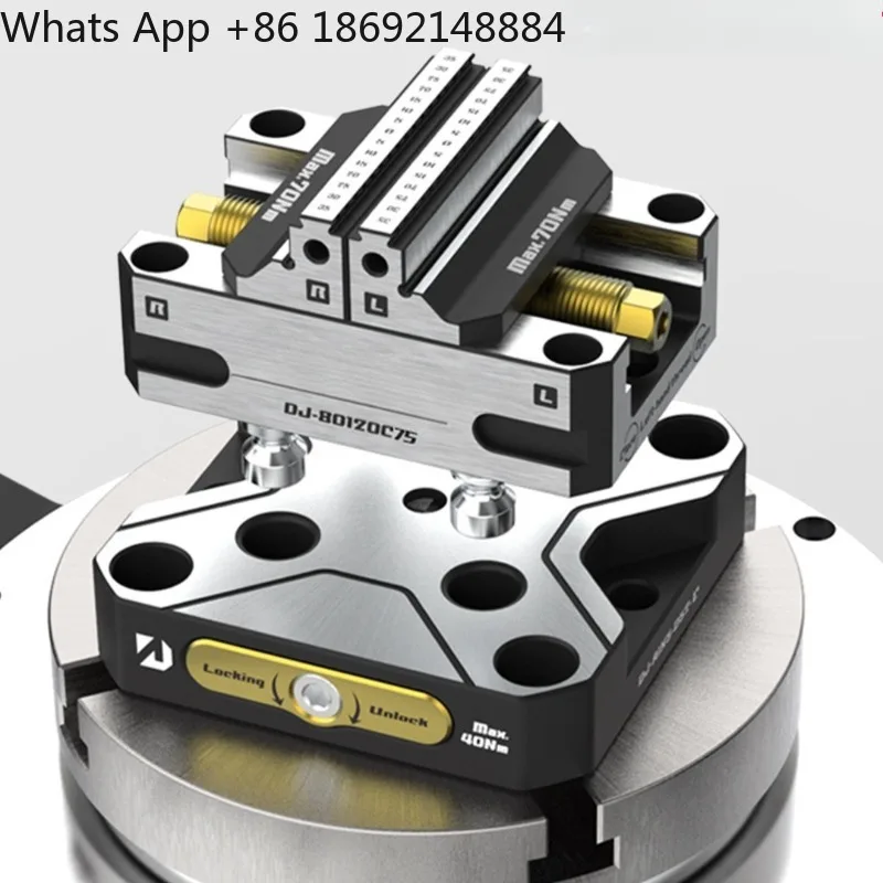 Can be matched with quick-change plate fixture, four-axis bridge plate concentric vice, three-jaw chuck chuck seat