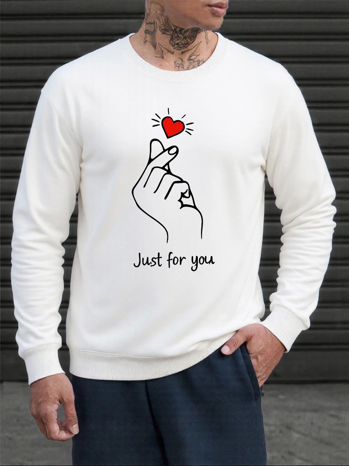 

Спортивная одежда для пар с принтом «Просто для вас», утепленная осенняя толстовка, спортивная одежда большого размера, повседневная разноцветная мужская толстовка с капюшоном