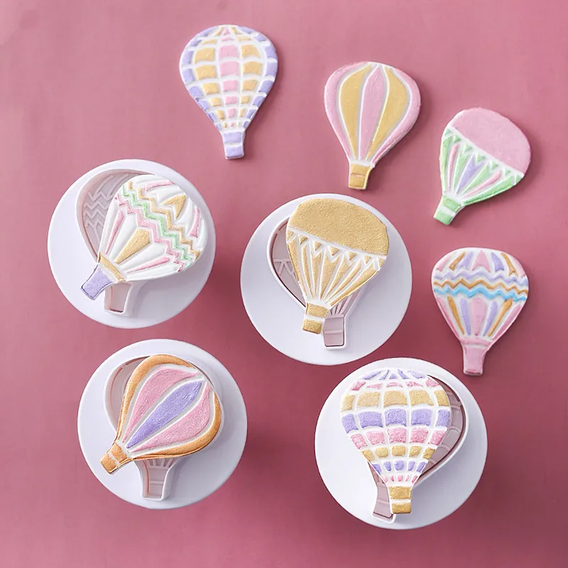 Hot Air Balloon Frosting Cookie Mold Cake Decoration Mold Chocolate Mold Kitchen Baking Cake Tools