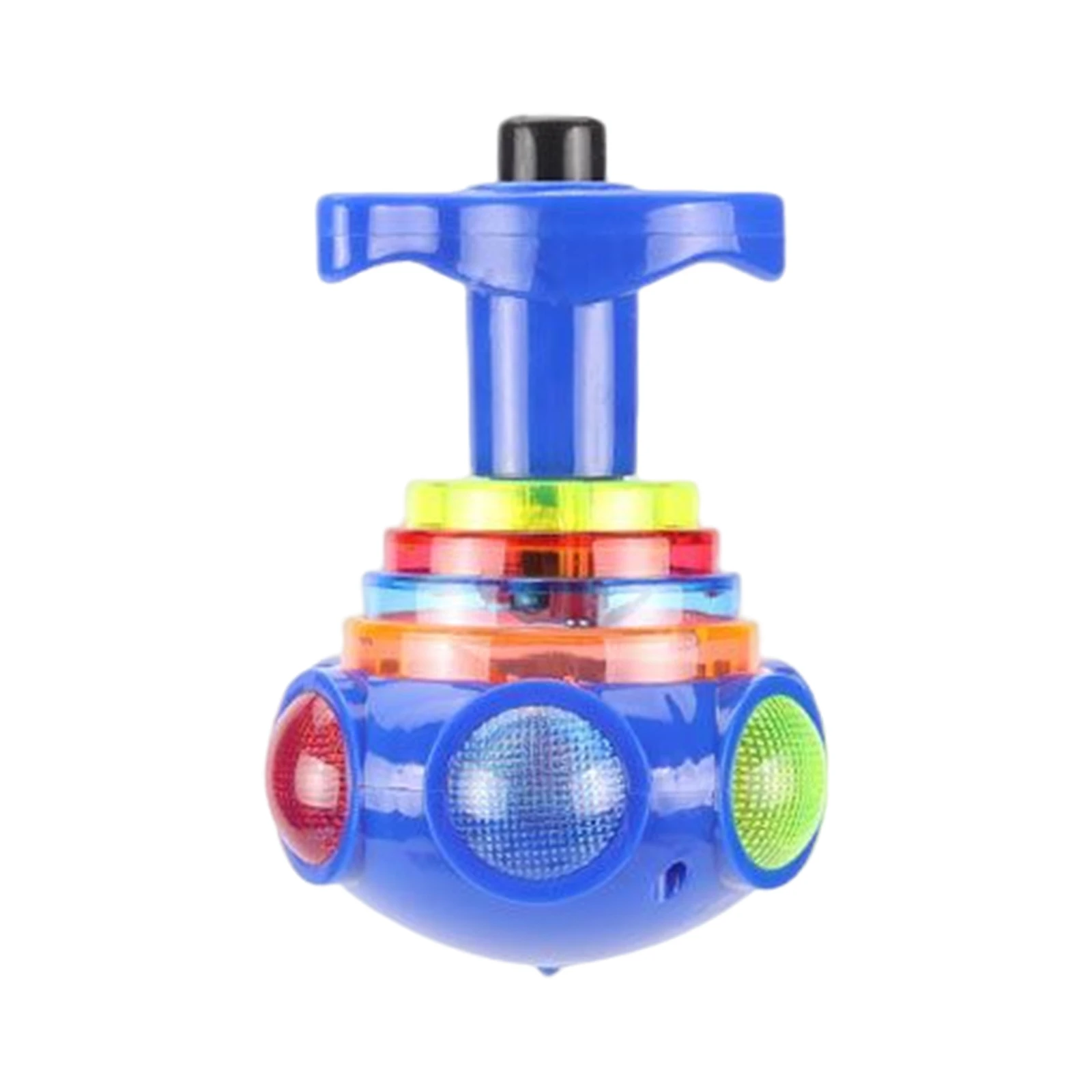 Multicolor Music Gyro Xmas Kids Gift Children Toy Gyroscope Light and Music Flashing Music Gyroscope Top