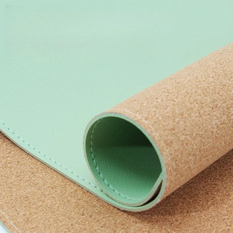 

Новый негабаритный коврик для ноутбука из кожи и пробкового коврика для мыши, подходящий для работы в ночное время, практичный коврик для мыши.