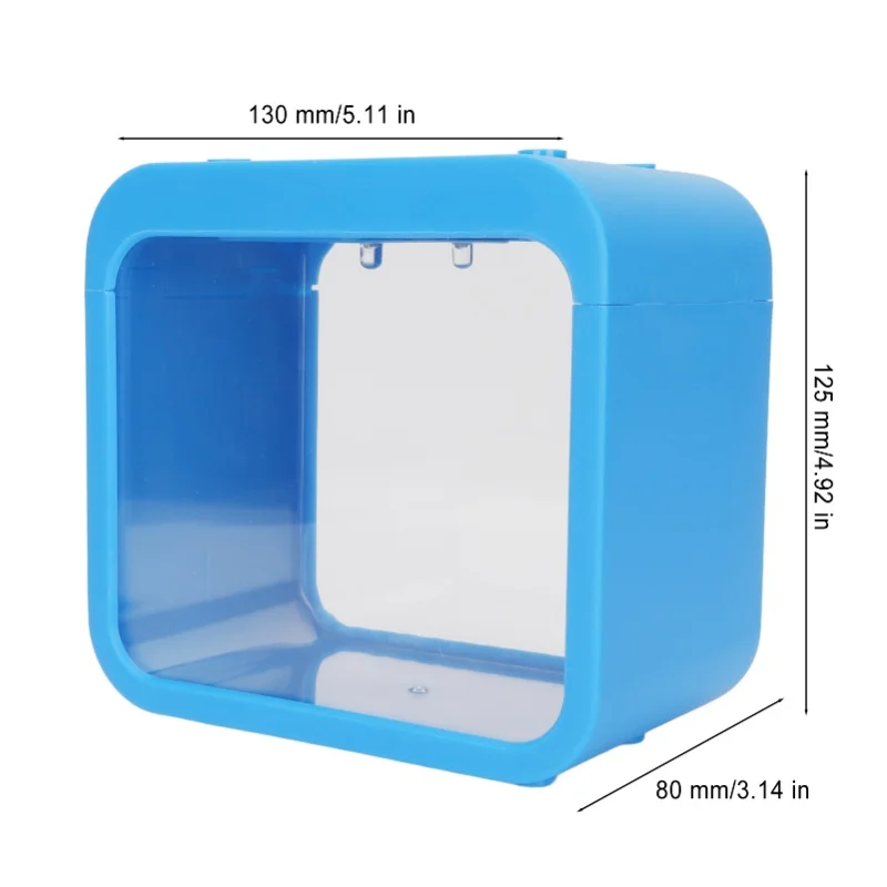 

Мини-аквариум со светодиодной подсветкой, съемный аквариум Betta для украшения офисного домашнего стола