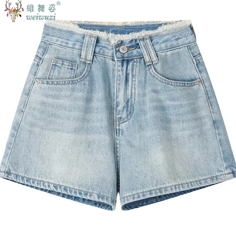 

Модные джинсовые шорты с высокой талией, прямые, облегающие, сексуальные, в стиле хип-хоп, ретро, для отдыха, уличная мода, летние